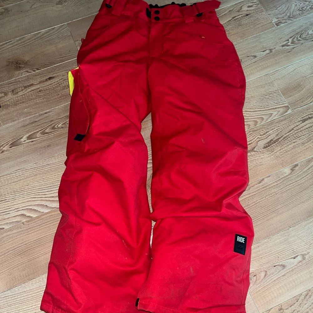 Red Ride Snowboards Ski Pants
